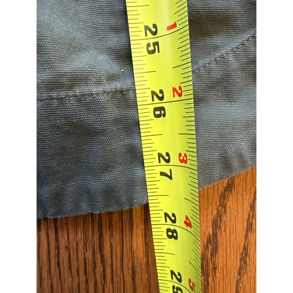 Sebby Utility Vest Olive Green Drawstring Pockets Size S - Picture 5 of 5